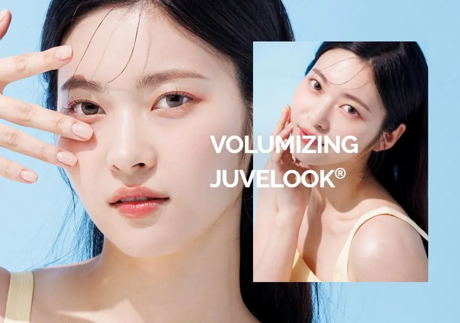 쥬베룩 시술을 받은 후 깨끗한 피부를 가지게된 여성.