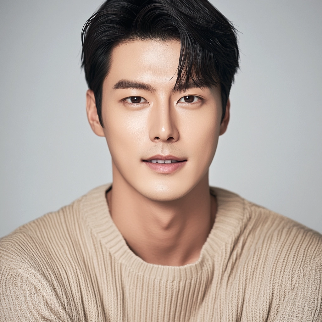 Man considering a male facelift in Korea for a refreshed, masculine look.