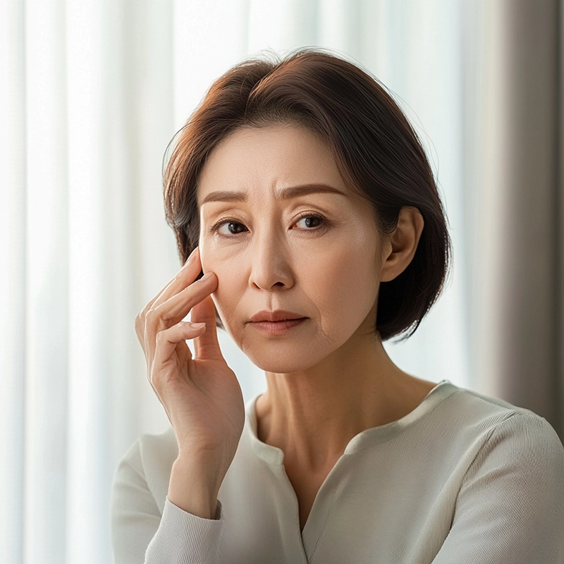 Deep wrinkles and jowls are signs of needing a facelift surgery. 