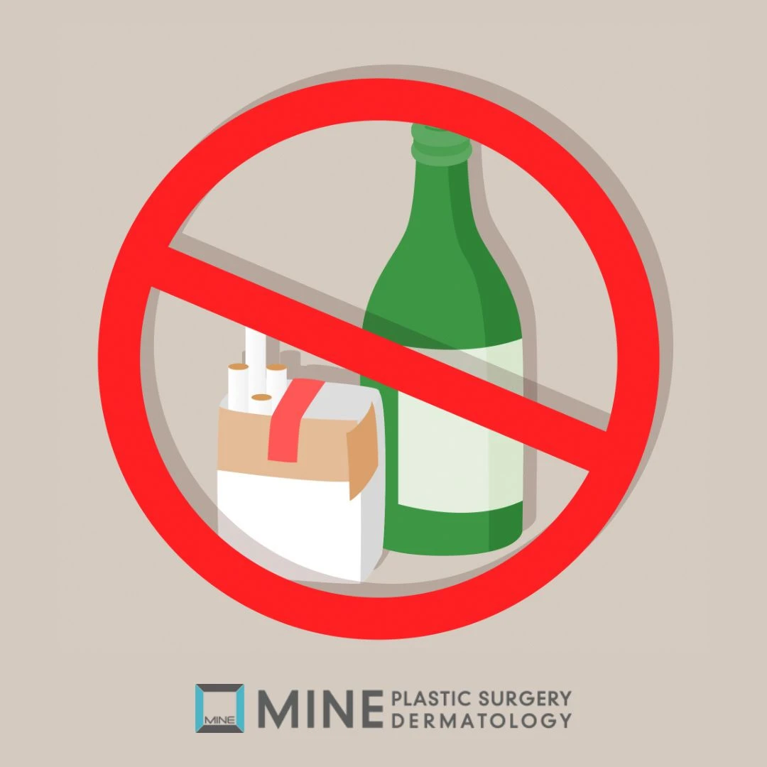 Post-operative aftercare restrictions following nipple reduction surgery Korea: avoid alcohol and smoking during recovery